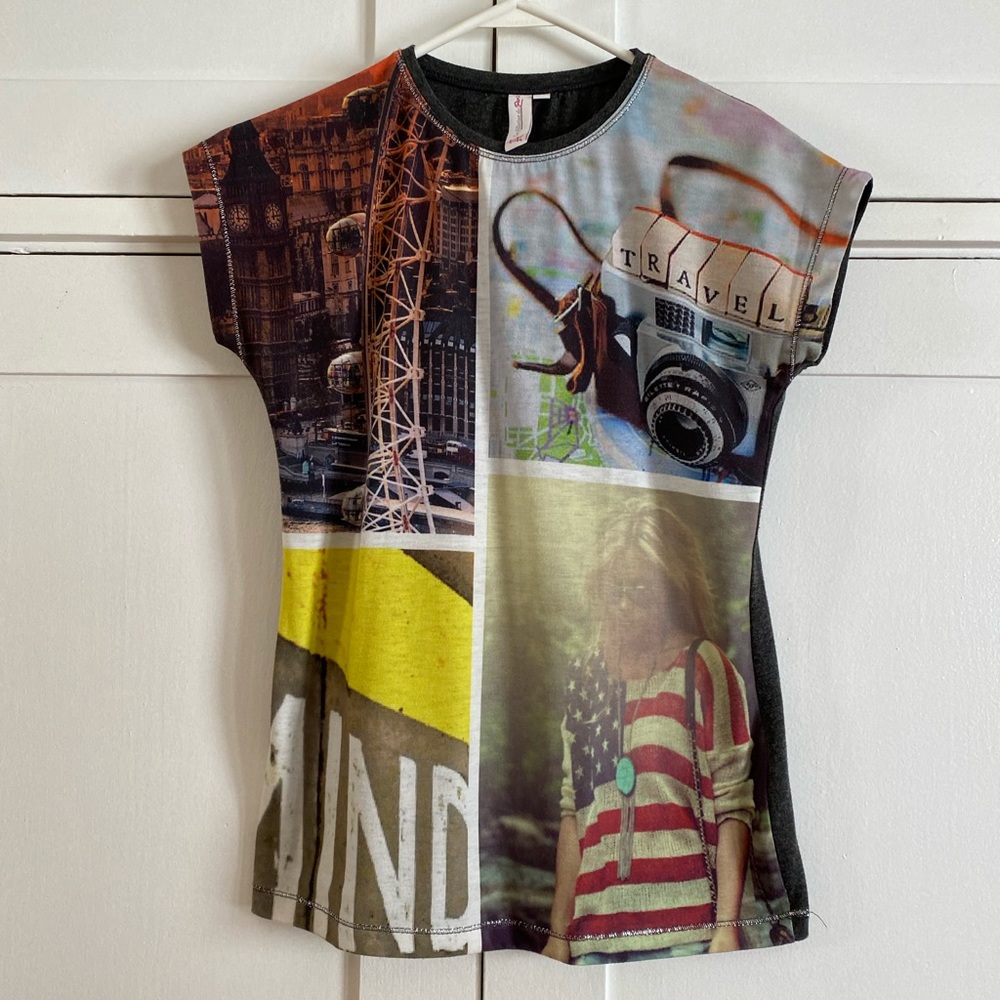 Les Fillettes de Paris Shirt with Silver Stitching